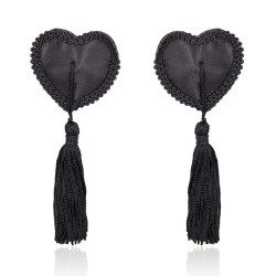 heart breaker lace nipple pasties with tassels