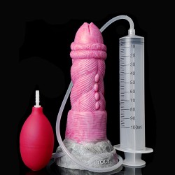 squirting silicone dildo 16