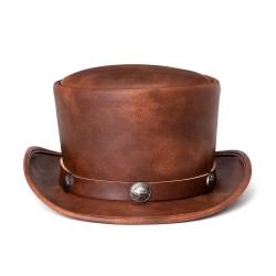 mens steampunk badge splice hat